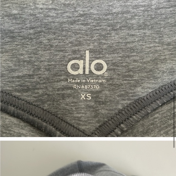 ALO Yoga Gray Athletic Shorts - Picture 5 of 7